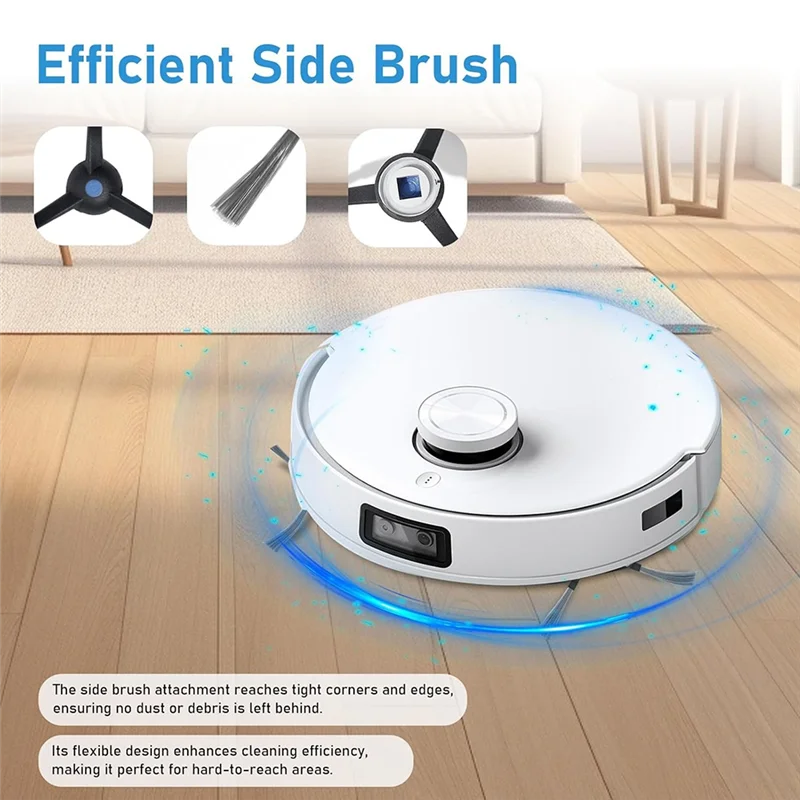 JDZD مكانس كهربائية للكنس الملحقات مجموعة ملحقات ل Ecovacs Deebot T50 Pro Omni / T50 Omni قطع غيار المكنسة الكهربائية