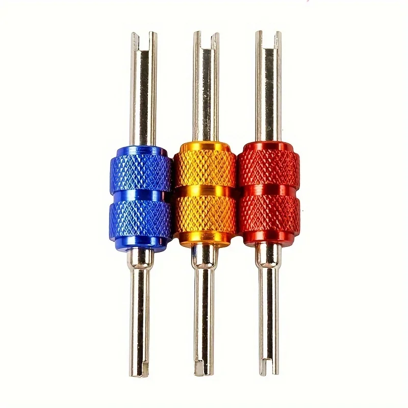 10pcs Universal Tire Valve Core Removal Tool Screwdriver Car Truck Bicycle Wheel Repair Tool Dual-Purpose Auto Accessories