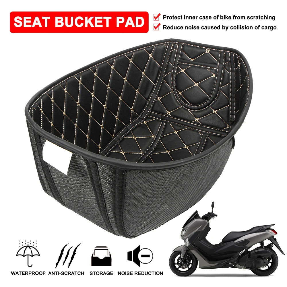 

Motorcycle Seat Bucket Pad Storage Box Liner For YAMAHA NMAX155 NMAX125 2015-2019 Luggage Trunk Inner Bag Protector Accessories