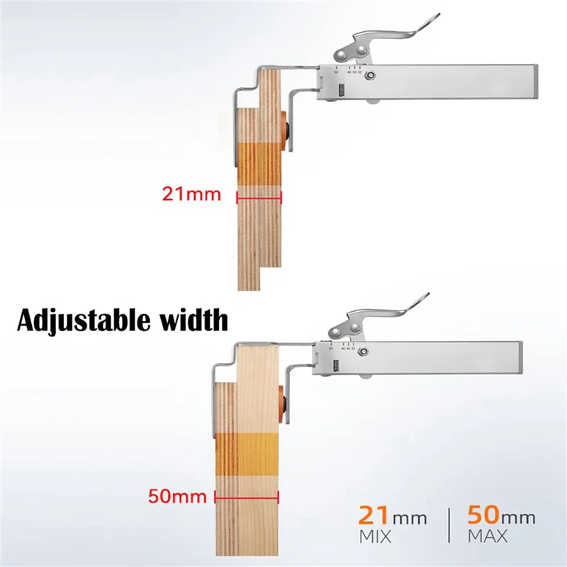 

ABRS-2X Adjustable Drawer Fixing Clamp, Universal Drawer Panel Front Installation Clamps Fixing Clips With Replaceable Clip