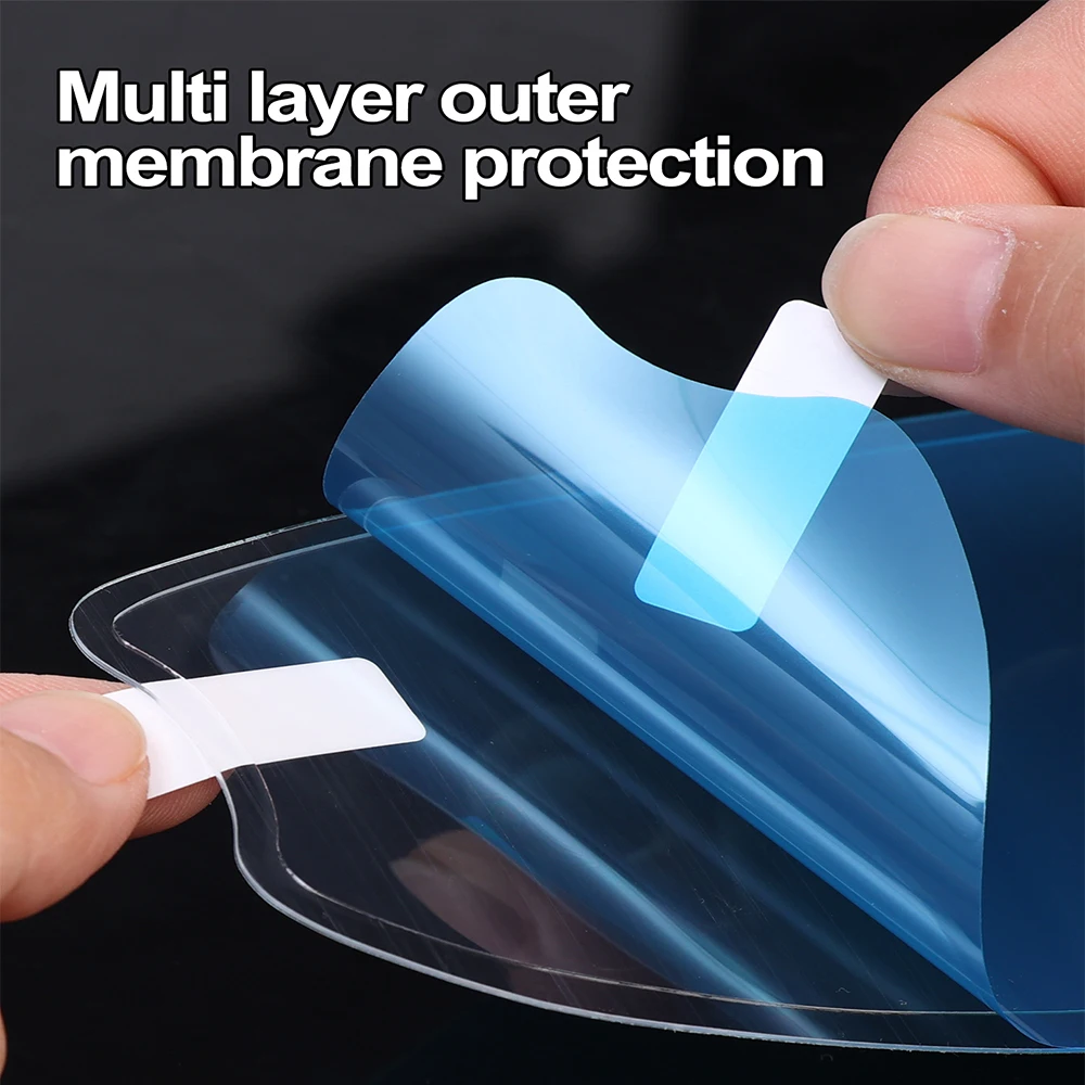 New Universal Motorcycle Helmet Clear Patch Film Anti-fog and Rain Film Nano Coating Sticker Film Helmet Motocross