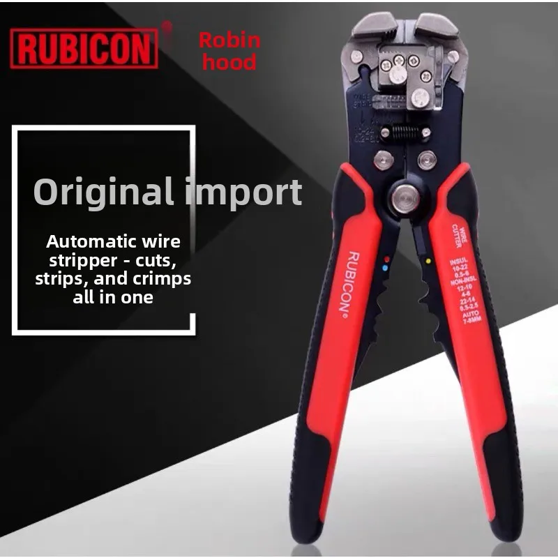 

Многофункциональные автоматические клещи RUBICON Japan для зачистки и обжима проводов, инструмент для снятия изоляции и резки кабеля