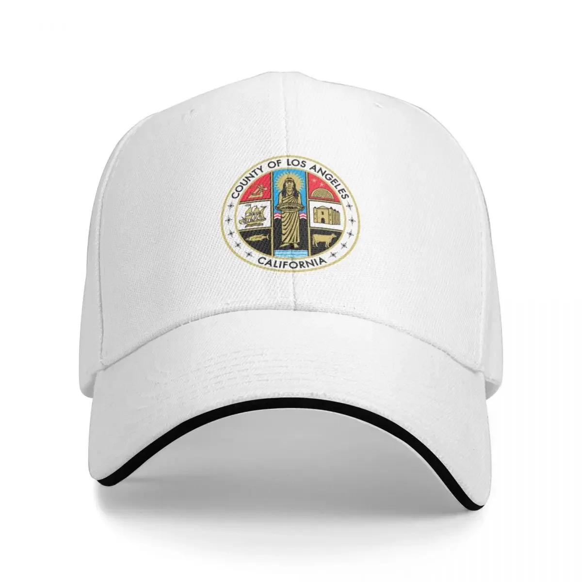 Seal of Los Angeles County, California Cap Baseball Cap new in hat uv protection solar hat women's hats for the sun Men's