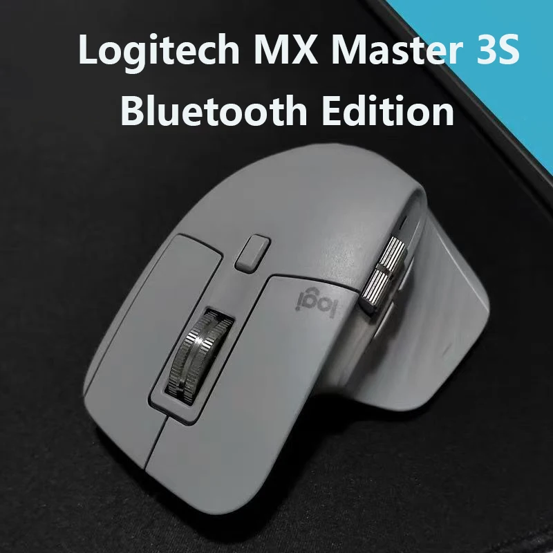 Logitech MX Master 3S Dual-mode Wireless Bluetooth Mouse Rechargeable Ergonomic for Office Design Video Editing Mac Laptop