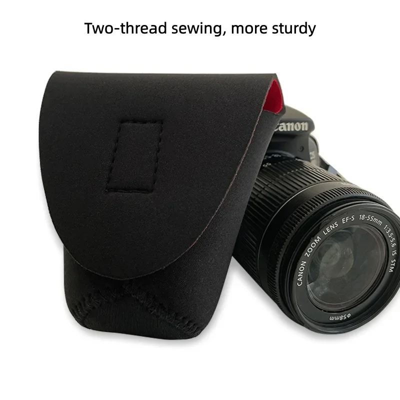 RF11-D Objektivtasche Weiche Neopren Wasserdichte DSLR-Objektivabdeckung Aufbewahrungstasche S M L XL XXL Nylon für Canon Nikon Sony Pentax DSLR-Kamera – Detail 5