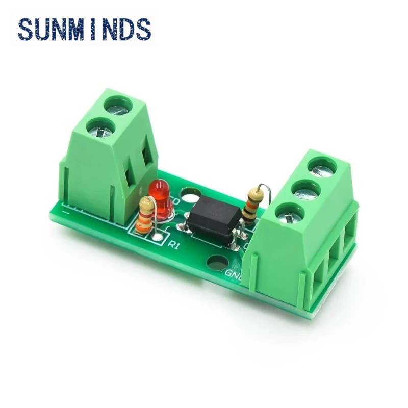 1-канальный модуль изоляции оптопары PC817 EL817 3 В-5 В 12 В 24 В фотоэлектрический изолятор, держатель рельса, плата двигателя привода ПЛК