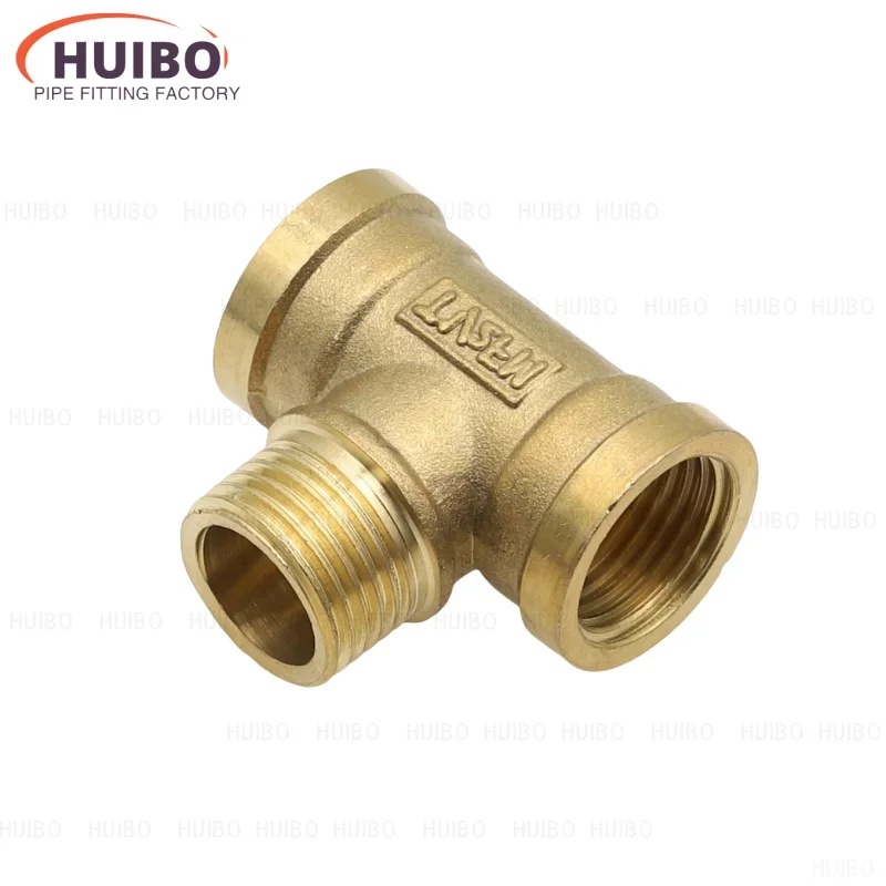 

Copper Tube Fittings Tee Female /Male /Female 1/8" 1/4" 3/8" 1/2" Thread Brass Coupler Connector Fittings gas water oil adapter