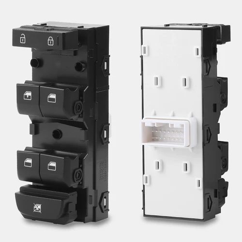 Imagen 2 del producto Interruptor de ventanilla eléctrica delantera e izquierda para Kia Forte, accesorio para el lado del conductor, color negro, solo un toque hacia abajo, 93571M6100, 2019, 2020, 2021