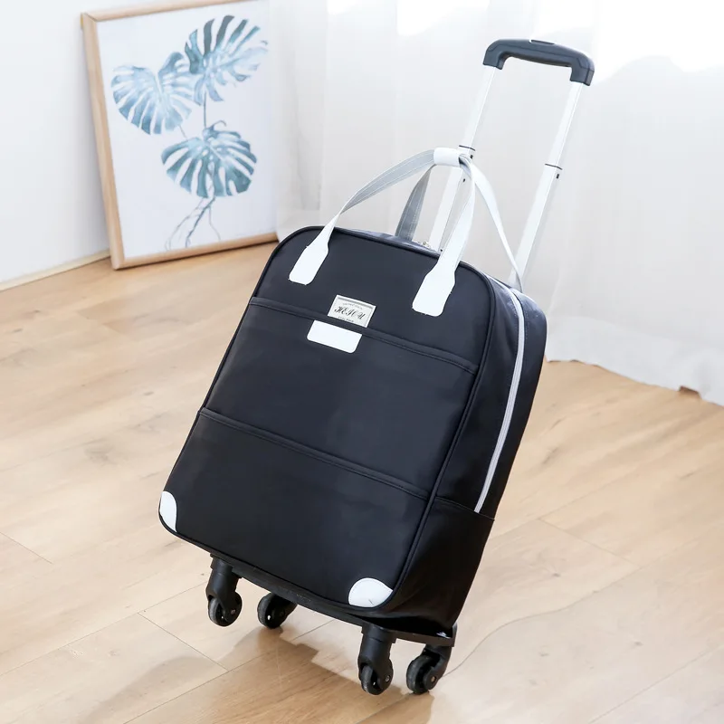 Imagem -02 - Multifuncional Dobrável Universal Roda Bolsa de Armazenamento Grande Capacidade Bolsa à Prova Doxford Água Oxford Tecido Destacável Trolley Bolsa Xa161c