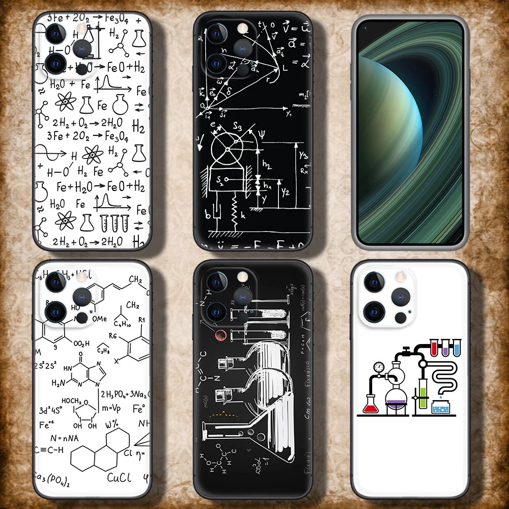 66F Chemistry drawing Soft Case for Huawei Y5P Y6P Y7A Y8P Y9A Y6 Y7 Y8S Y9S Y9 Prime Nova 9 9I 4E 5T 7 Mate 10 Lite 20 Pro P30