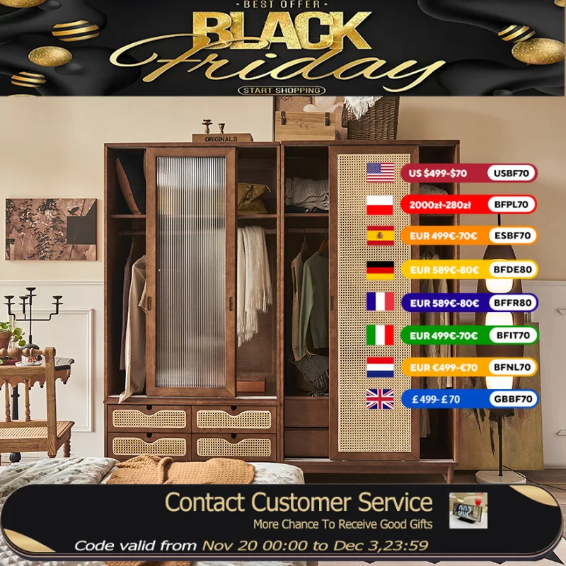 

Sliding Doors Wardrobes Nordic Modern Luxury Organizer Storage Closet Adult Wooden Drawers Ropero De Madera Furniture Home