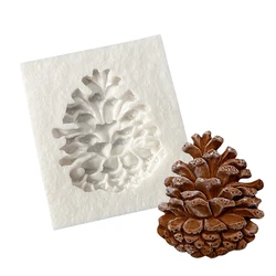 Pinecones Silicone Mold Fondant Cake Decorating Tools Sugarcraft Candy Clay Mold Cookie Cupcake Chocolate Baking Mold
