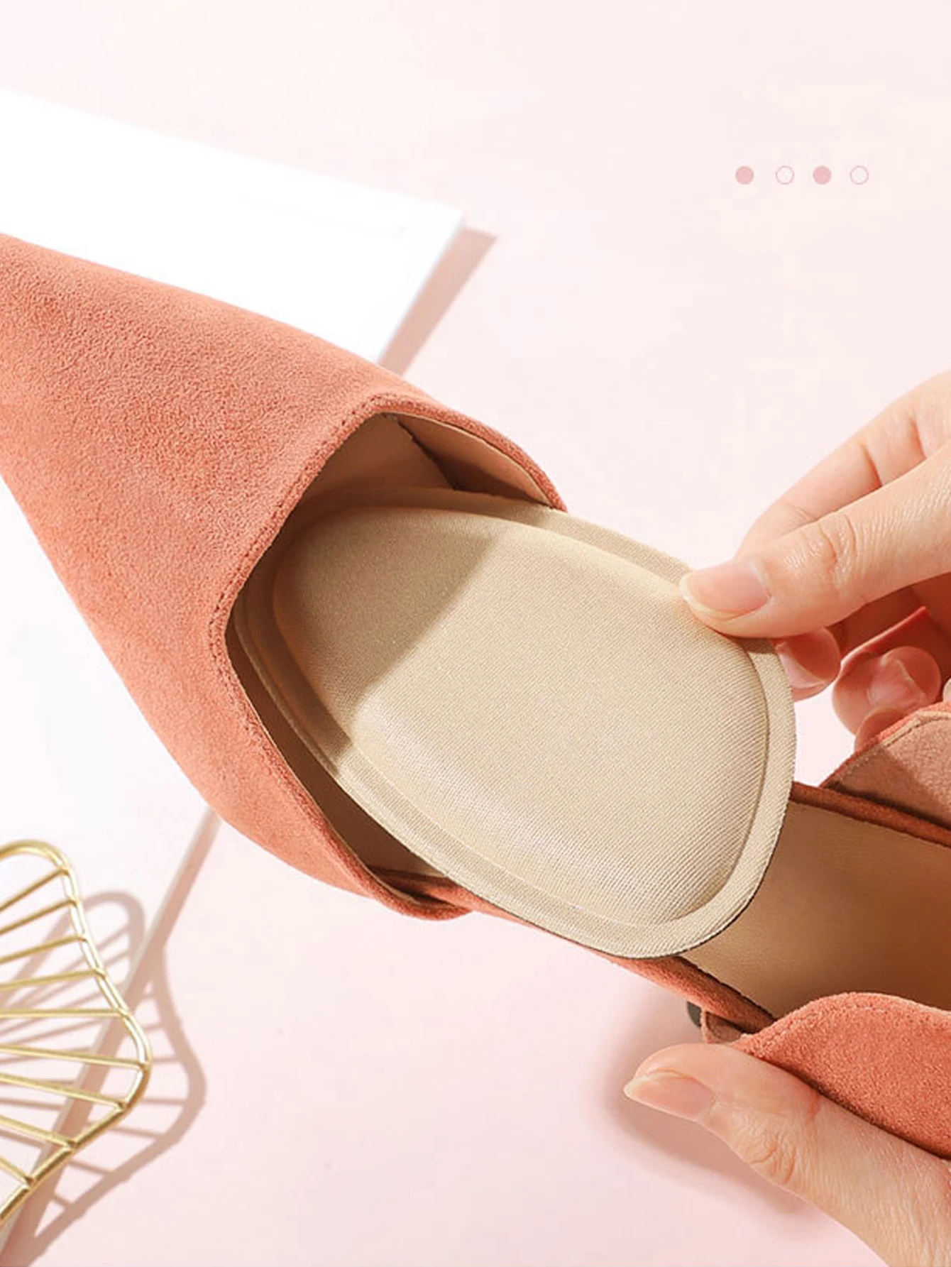 Shoe Forefoot Pad; Anti-Slip Insole; High Heels Comfort Pad; Shoe Size Reducer; Relieve Ankle Pain Shoe Insert; Half Cushion Ins