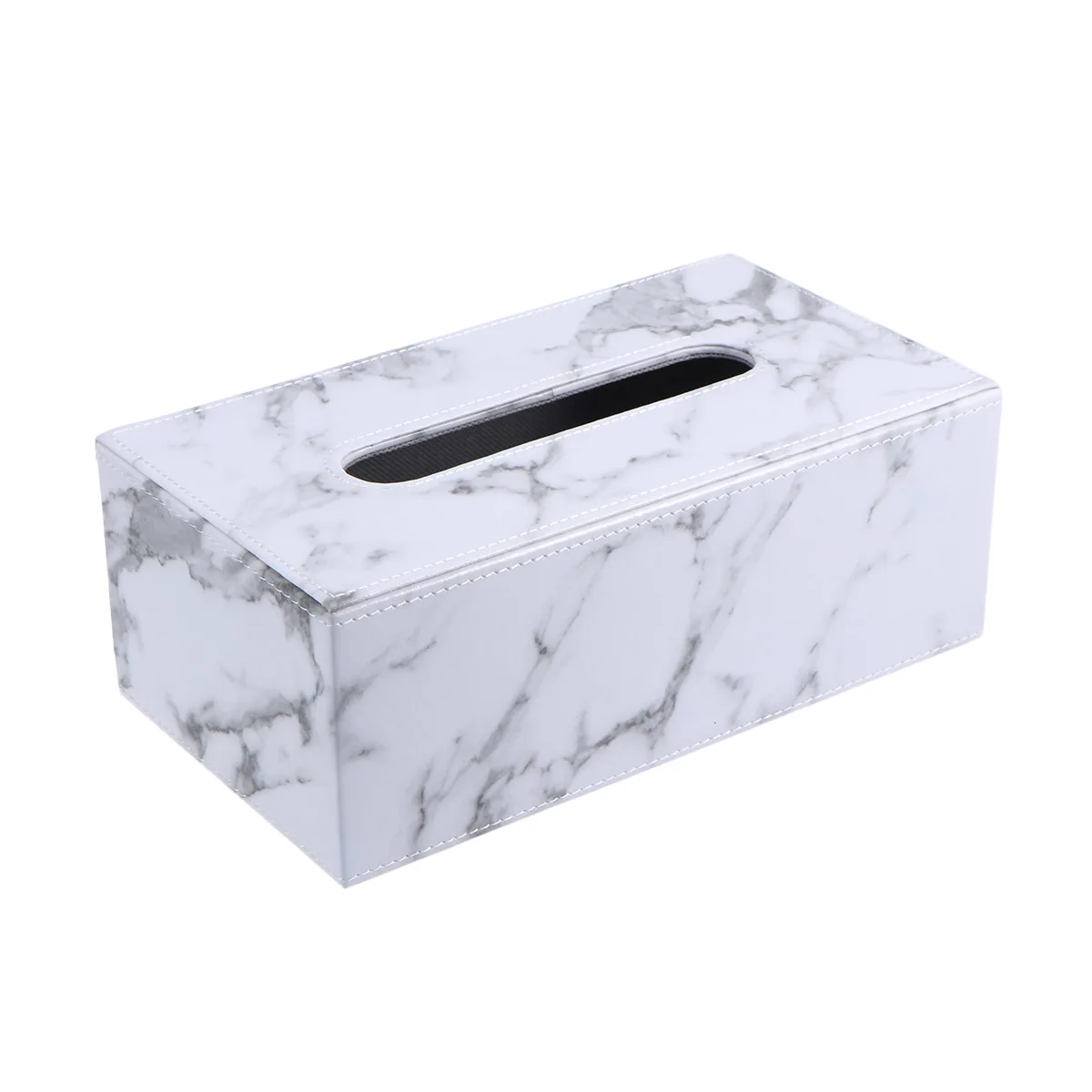 

Marble Tissue Box Napkin Holder Paper Towel Marbled Square Home Office Automotive Premium Storage