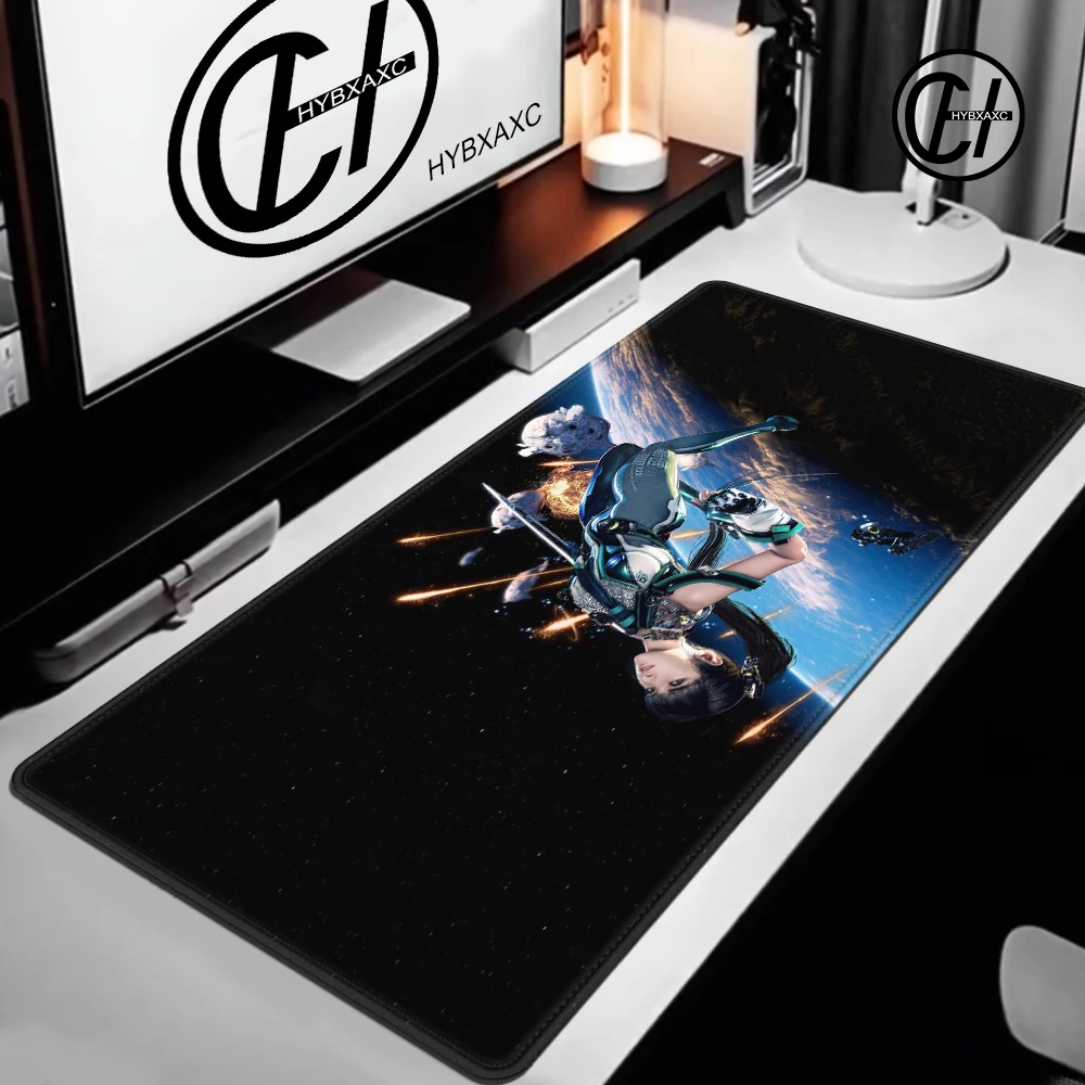 Mouse Pad Large rubber mouse pad with lock edge computer gamer HD Stellar Blade printing desk pad keyboard pad