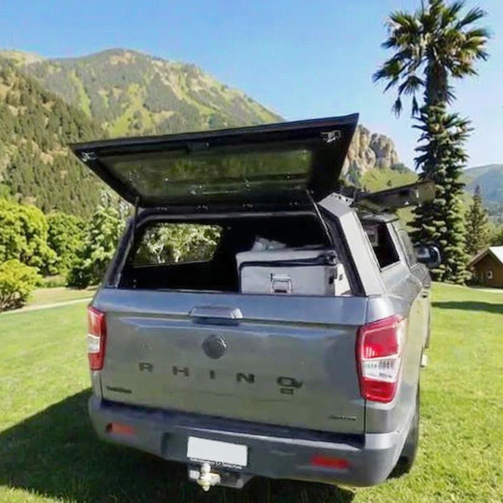 

Waterproof Truck Tonneau SsangYong/Musso Short Tub Version Hardtop High Quality Aluminum Alloy Foldable Off-Road Pickup Canopy
