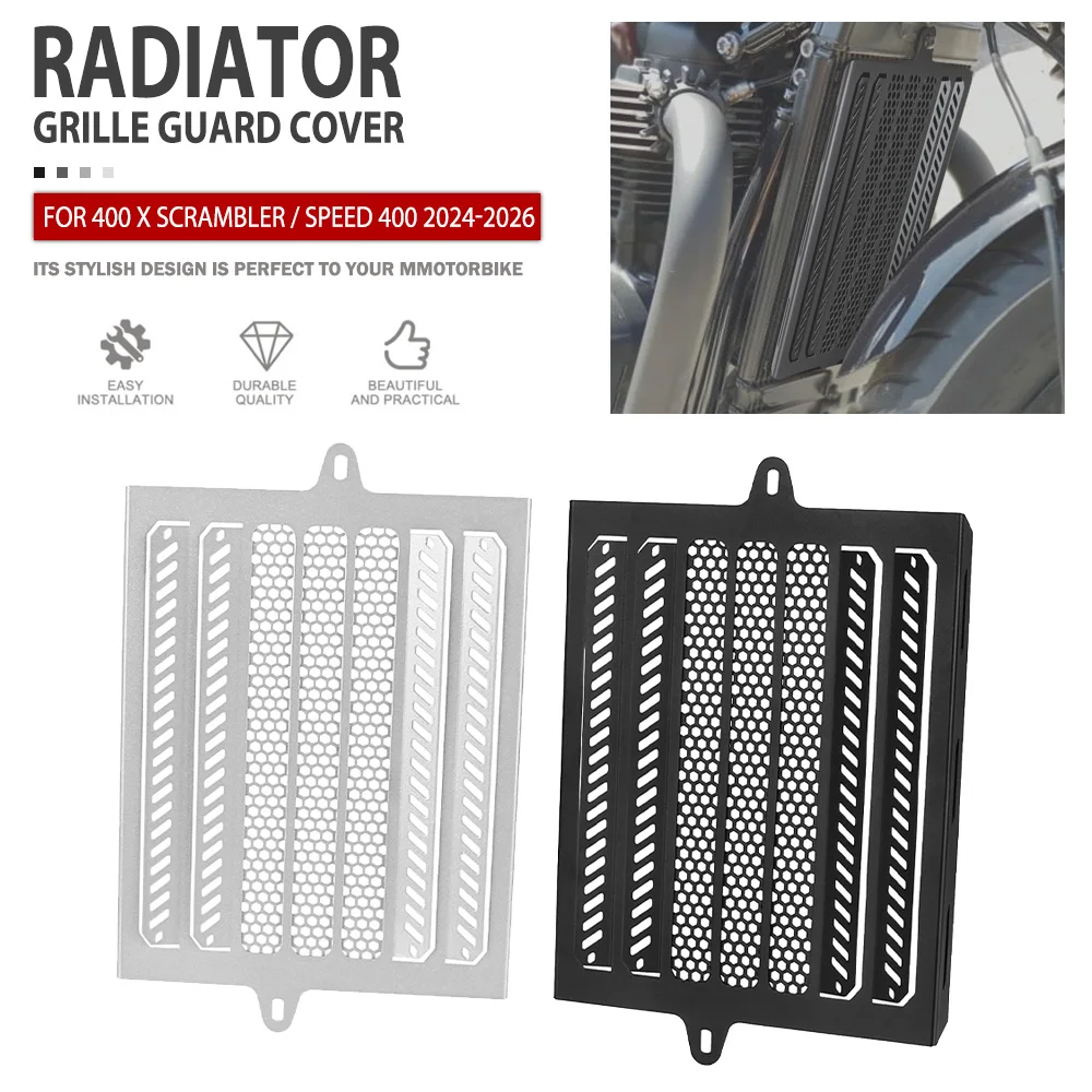 

Radiator Guard For 400 X Scrambler / Speed 400 Speed400 2024 2025 2026 Motorcycle Radiator Grille Cover Protector Accessories