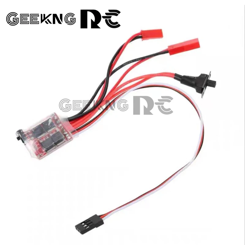 1PCS 30A 40A Brushed ESC Electronic Speed Controller 2KHz Brush Brake for WPL C24 C34 MN D90 MN99S MN86S RC Car Upgrade Parts