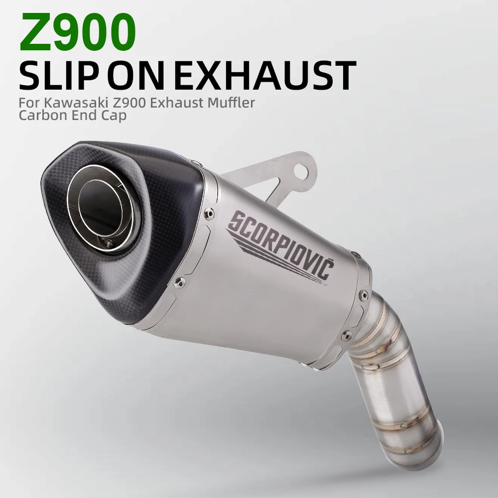 Z900 مناسب لكاتم صوت ماسورة العادم المتكامل عالي الأداء Z900 والخلفي (2020 2023) #1