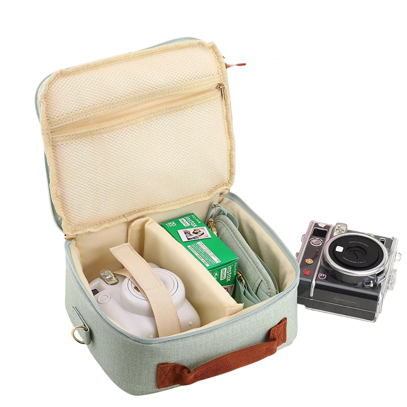 Camera Bag Storage Bag with Adjustable Shoulder Strap Handle Zip Box Carry Case for CP9100 1200 1300 DSLR Hand Travel Bag
