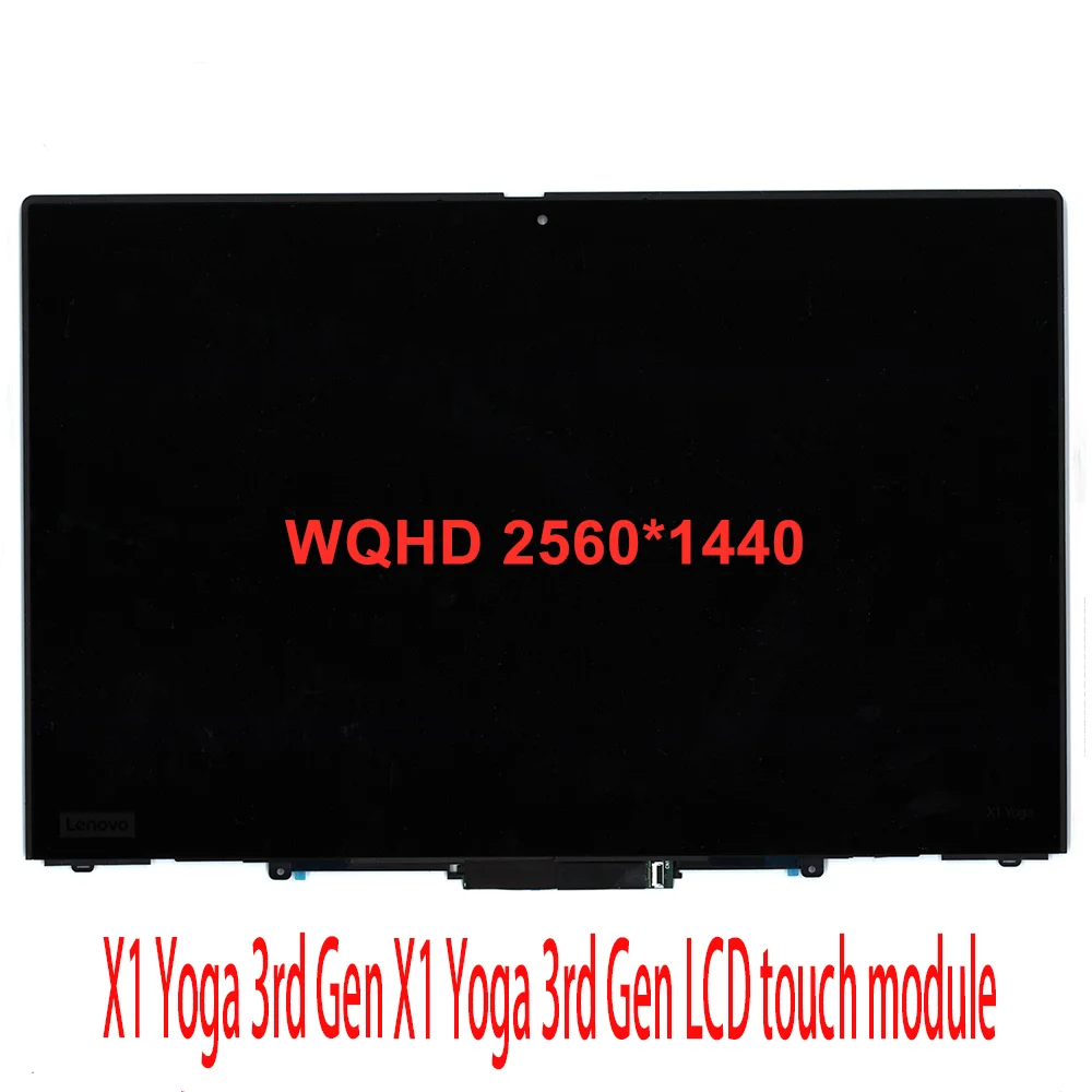 

New/Orig For Lenovo ThinkPad X1 Yoga 3rd Gen Laptop LCD Screen Assembly Touch Display WQHD 40Pin FRU 01YT250 01AY929 01YT251