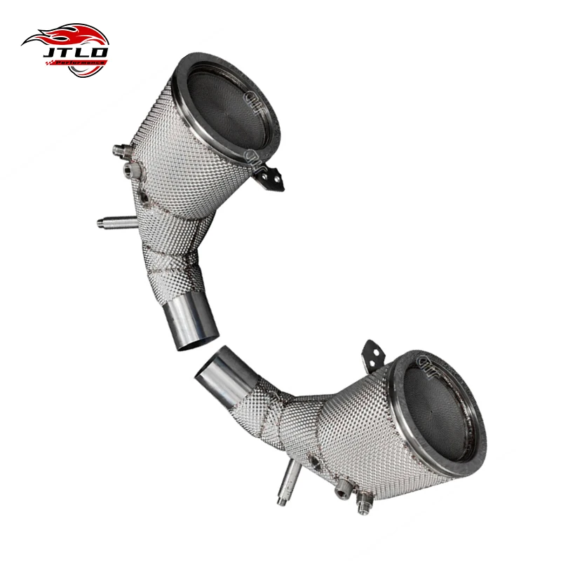 JTLD Heat Shield Frontnpipe For Porsche 911 992 Carrera / Carrera Turbo S 3.0T 3.8T SS304 Performance Exhaust System