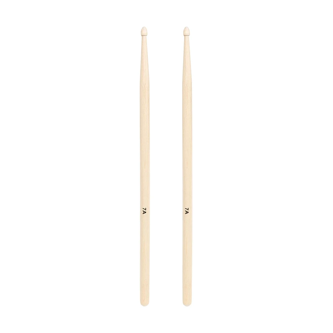 IRIN 12 Pairs 7A Maple Drumsticks Hand Polished Smooth Thornless Drum Sticks Professional Wooden Percussion Parts Accessories