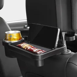Car cup holder Foldable rear shelf Seat back small dining table mobile phone holder Car plate holder Car beverage cup holder