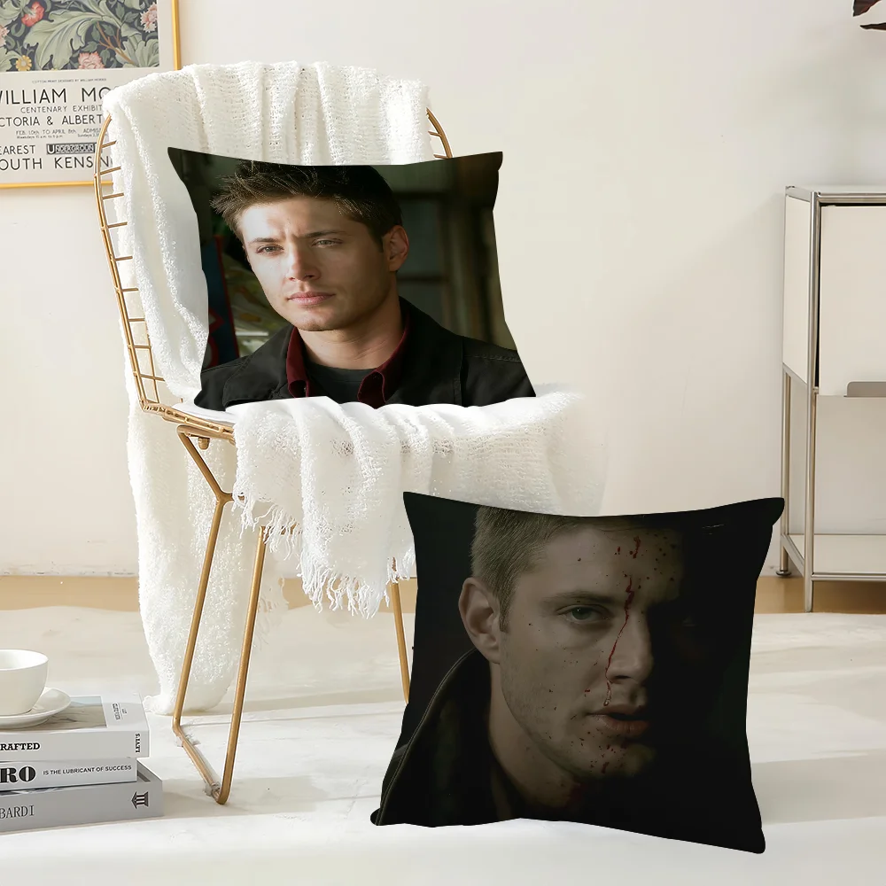 Movie role D-Dean W-Winchester  Pillow Case Office Cushions Suitable For Sofa Car Bedroom Decorative Cushion Cover