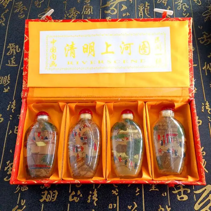 

Chinese trees, flowers and birds, figures, painted snuff bottles, special gifts