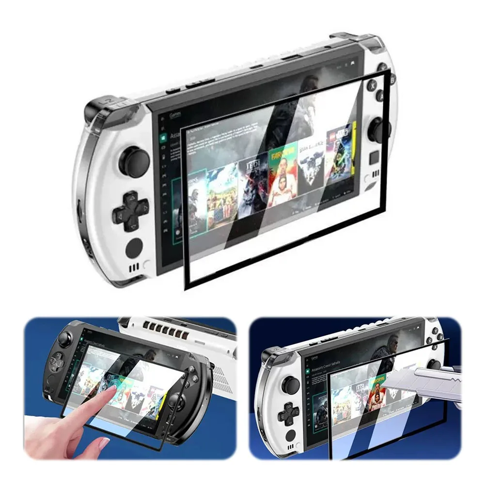 

For GPD Win 4 Tempered Glass Screen Protector Film Anti-Fingerprint Screen Protective Tempered Glass Anti-Glare Game Accessories
