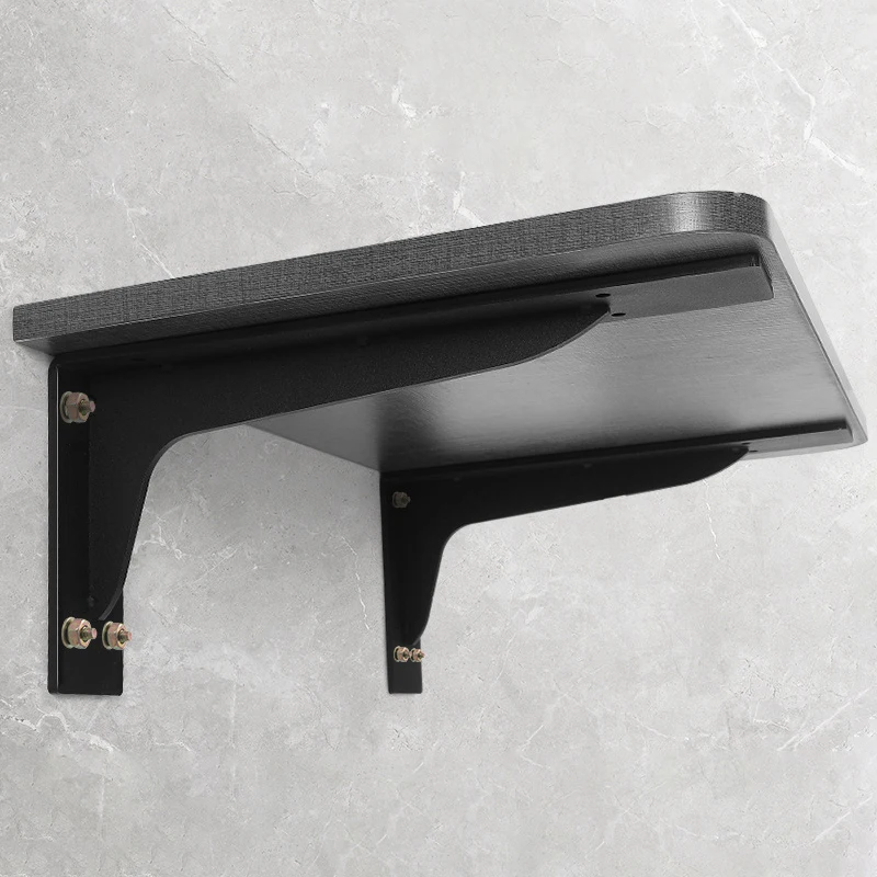Suporte Triangular de Parede, Heavy-Duty Espessado Rack De Armazenamento, Suspenso TV Cabinet Desk Partition, Partição Fixa