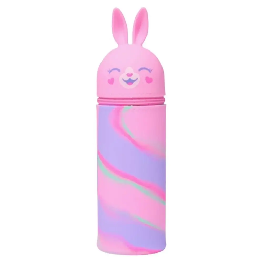 

складной пенал, силиконовый грязеотталкивающий контейнер для ручек в форме животного, органайзер для канцелярских принадлежностей в форме кролика и акулы для студентов