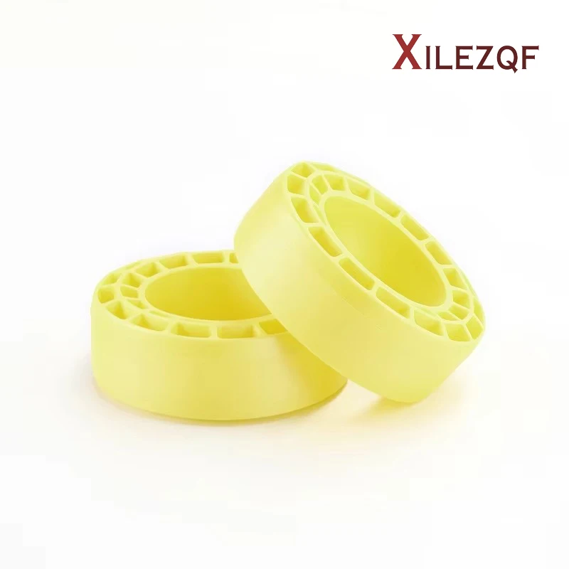 XILEZQF RC 4pcs 0.7 Inch Silicone Rubber Wheel Tires Insert Foam for Axial SCX30 1/30 Scale RC Crawler Car Upgrade Accessories
