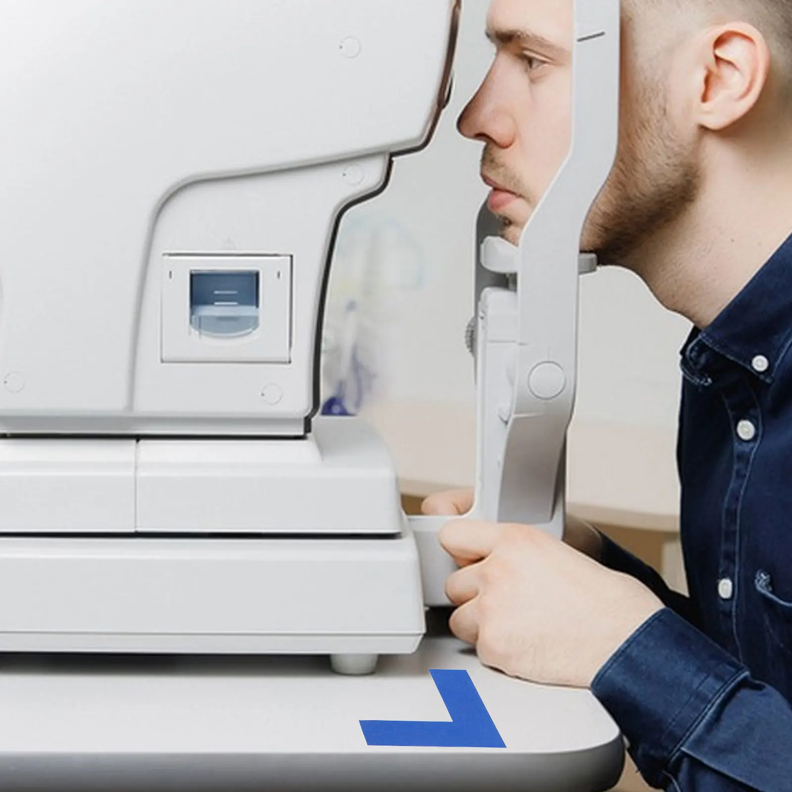 8 قطع من ملصقات تحديد المواقع المقاومة للانزلاق، علامات أرضية مشرقة لتنظيم مكان العمل، شريط تحديد الموقع #1