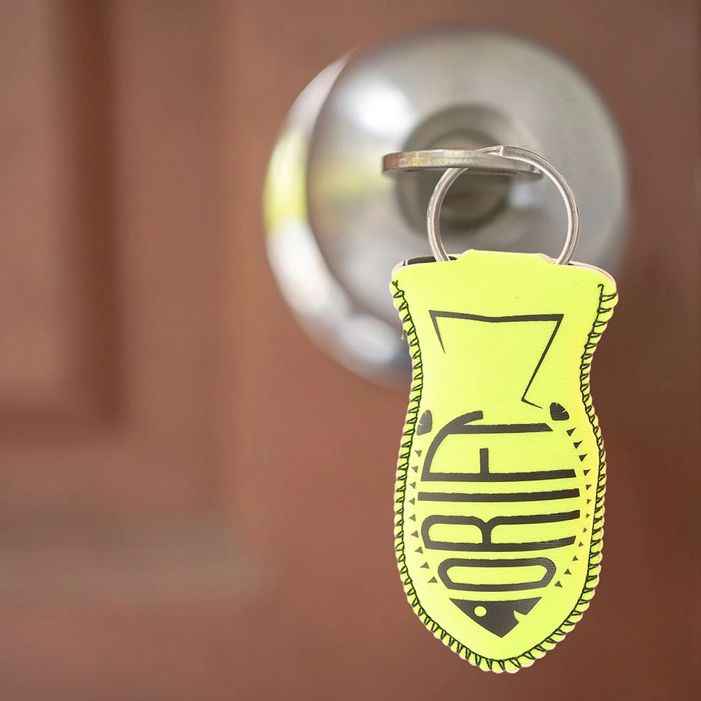 

2pcs Floating Keychains Fish Floating Key Rings Durable Water Sports Keychain Float Key Holder For Boat Kayaking Car Keys