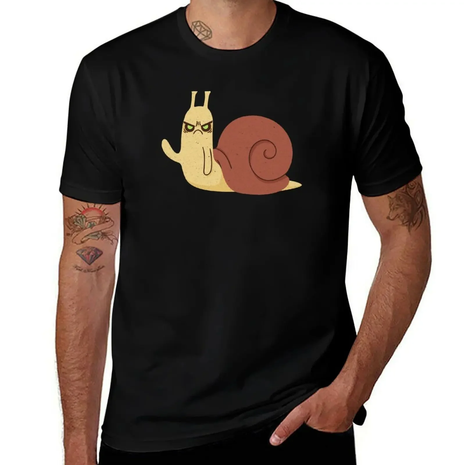 

Possessed snail T-Shirt anime figures Anime t-shirt anime stuff Men's cotton t-shirt