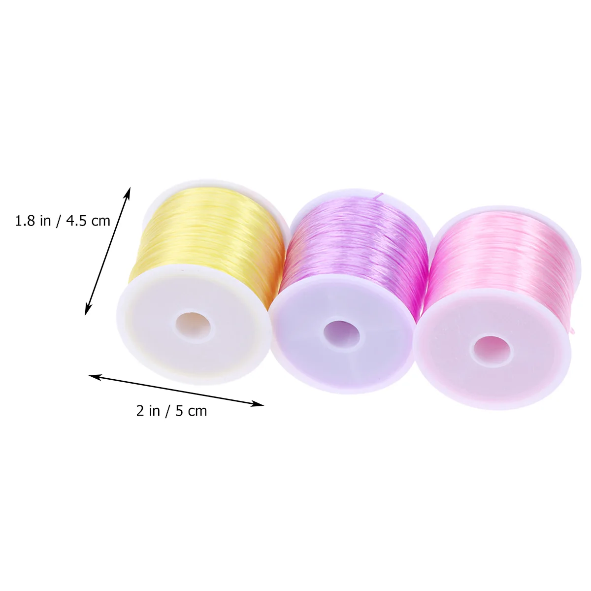 

11pcs Elastic Rope Jewelry Thread Crystal Elastic Line Beaded Bracelet Kit Handmade Craft Supplies Resin Material Durable Safe
