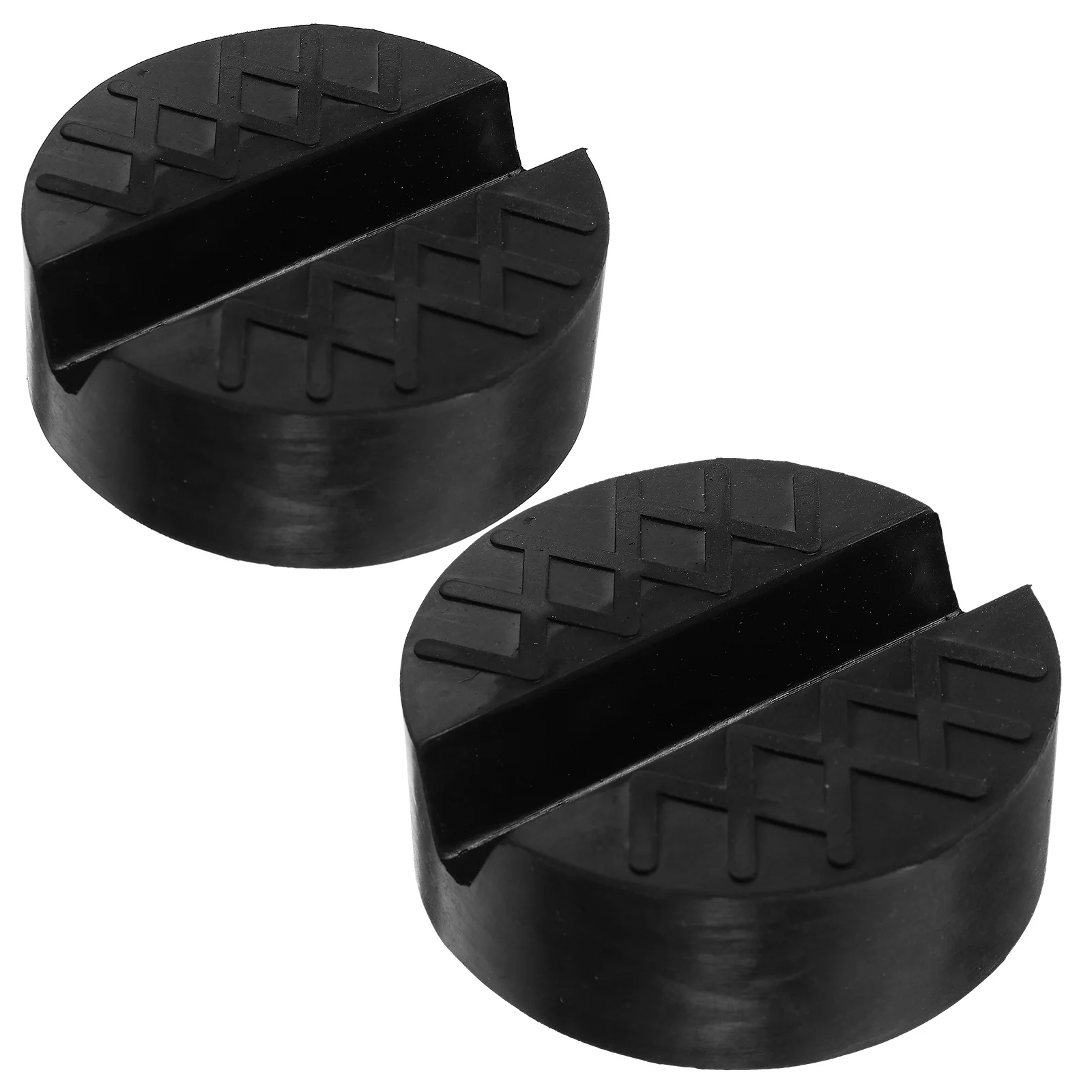

4pcs Rubber Pads For Vehicle Lifts Slotted Frame Protector Floor Stand Pads Stabilizer Support Blocks Pinch Weld Jack Pad Floor