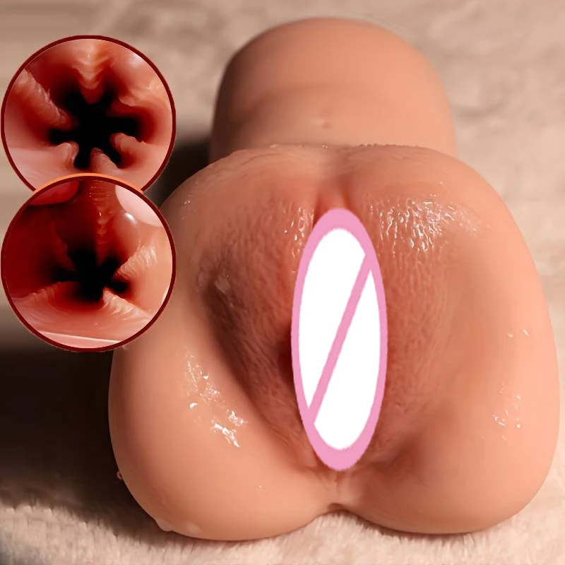 Sex Doll Anal Pocket Pussy Sex Toys Man Soft Silicone Pussies Toys for Adults Men's Masturbator Vagina Real Size Vaginas 2 in 1