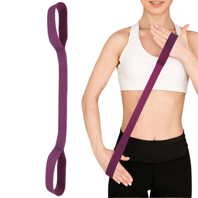 

Stretcher For Home Fitness Back Shaping Elastic Band With Open Shoulder and Back Stretching Band for Shoulder Exercise