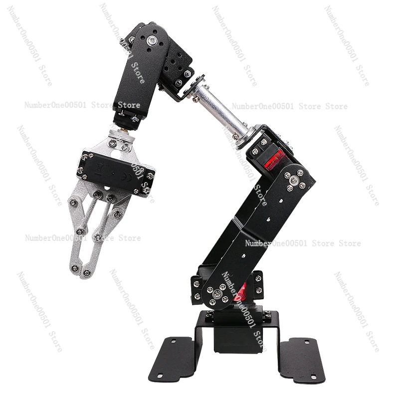 

6 degrees of freedom robotic arm servo robot gripper smart car accessories Arduino microcontroller programming DIY