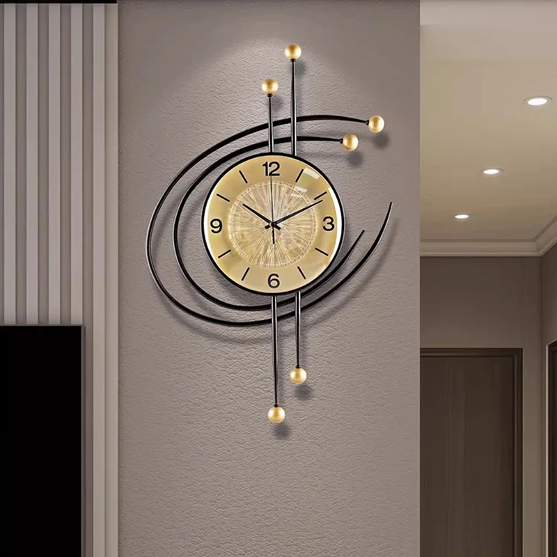 Creative Silent Wall Clocks Art Mural Living Room Digital Mechanism Wall Watch Modern Creative Nordic Reloj De Pared Home Decor