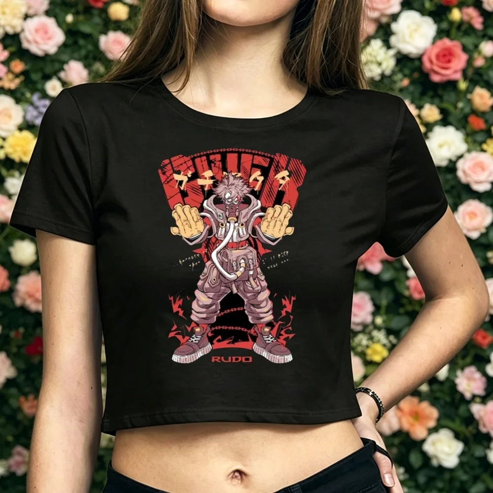 Gachiakuta cropped top girl cutecore japan clearance sales dollette streetwear tshirt goth anime funny manga