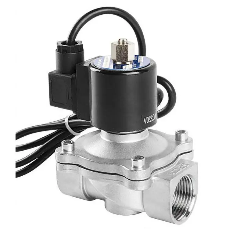 

1" Normally Open Fountain Solenoid Valve 220V 110V 24V 12V Stainless Steel Waterproof Solenoid Valves For Underwater