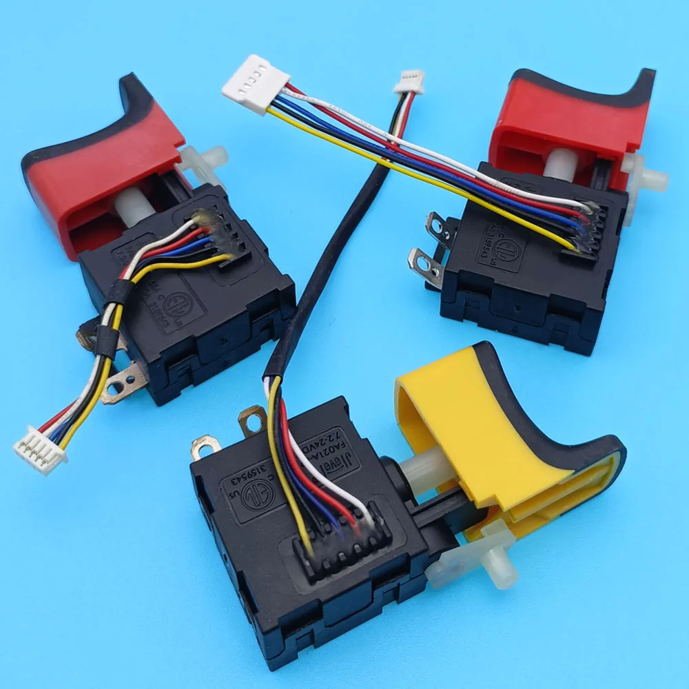 FA021A-69 التبديل 5-سلك DC7.2-24V 20A 25A الحفر الكهربائية الزناد التبديل أداة السلطة التحكم في السرعة التبديل اتصال محول #4
