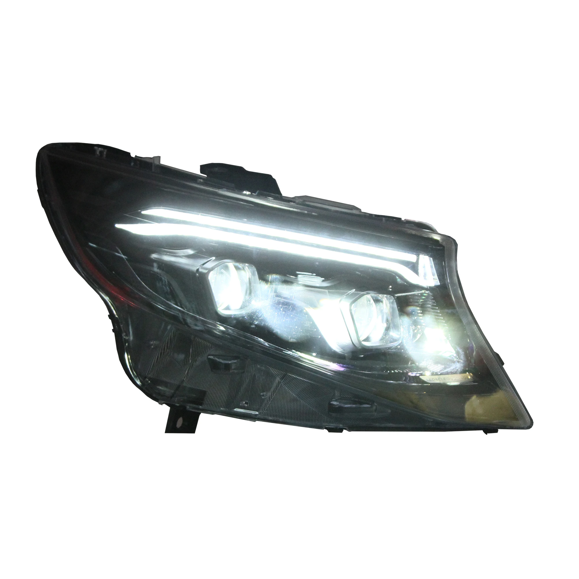 ZAIQU ดัดแปลงรถ LED ไฟหน้าไฟหน้าสําหรับ Mercedes Benz Vito W447 V250 2015