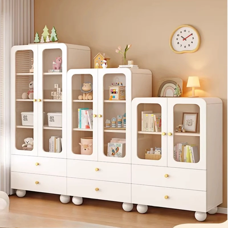 

Household locker Locker Living room large capacity bookshelf storage cabinet