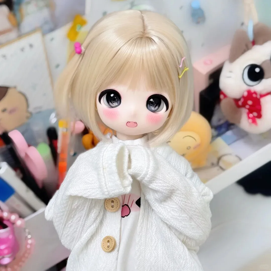 

1/6 BJD SD Xiongmei OB24 Animal Face Resin Qbaby Blythe MDD VOLKS DIY Head Doll Free Shipping New Collectible Toy