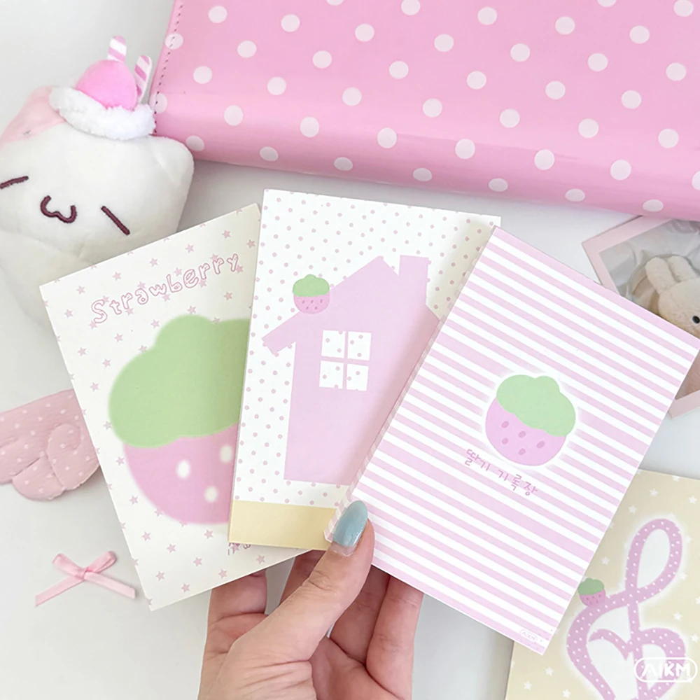 3PCS/6PCS Cartoon Notepad, Cute Non Sticky Message Notebook, Student Notebook,Office Memo